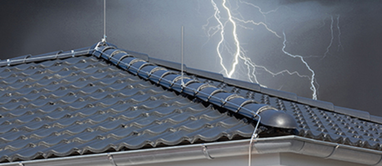 Äußerer Blitzschutz bei IDE-Elektro in Urbach